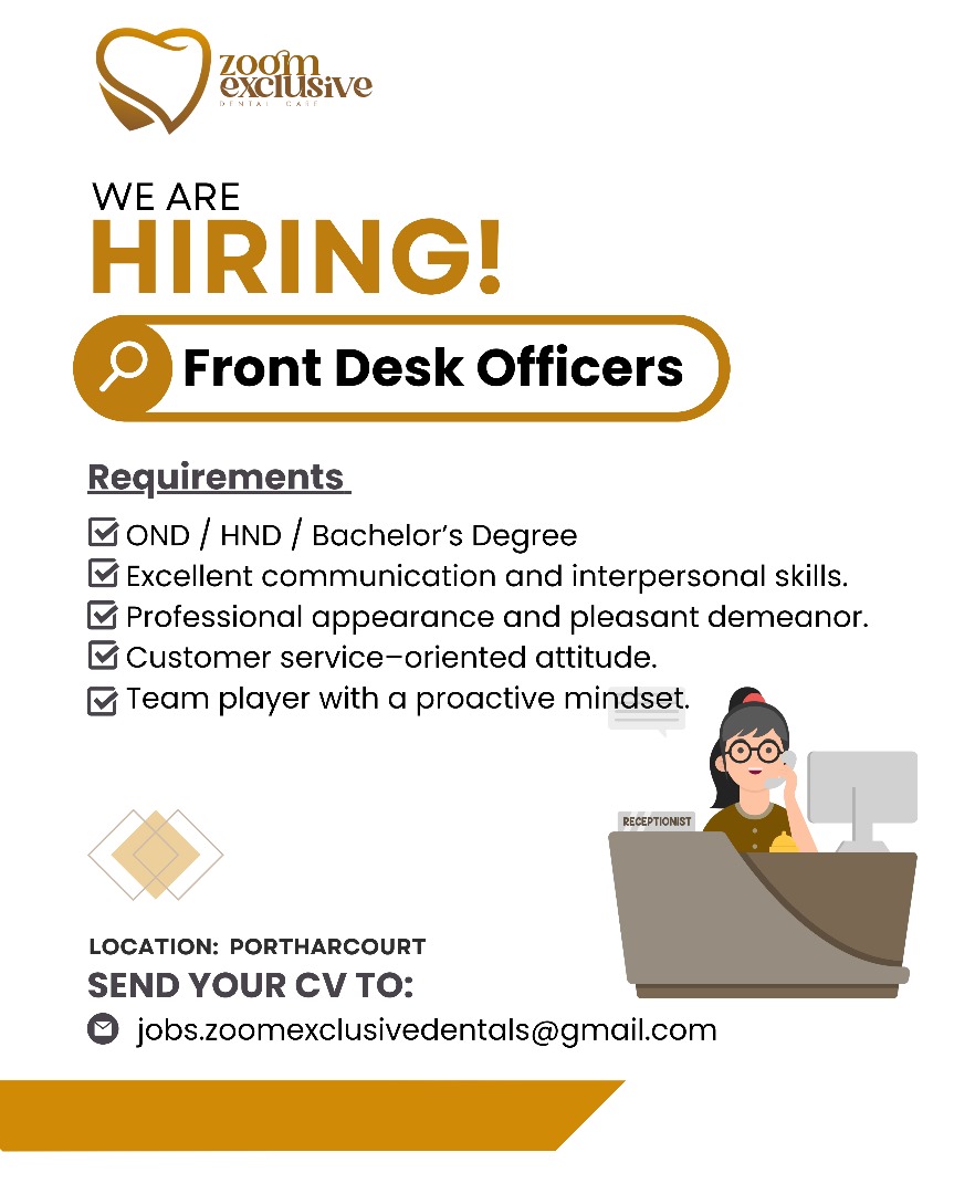 Front Desk Officers